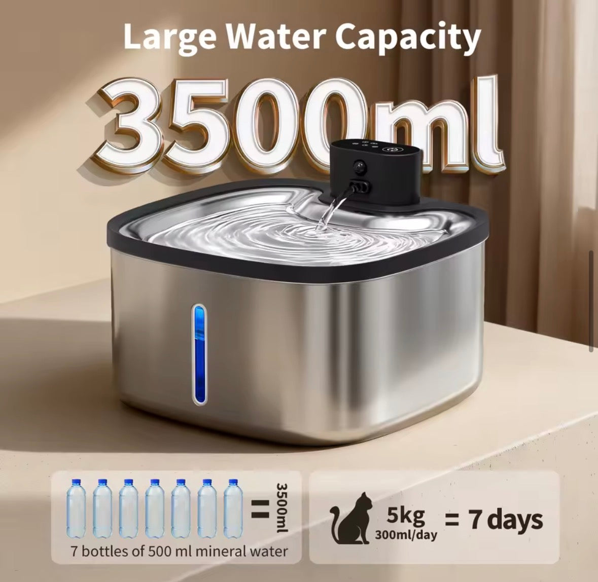HydroPaws Automated Water Pet Fountain